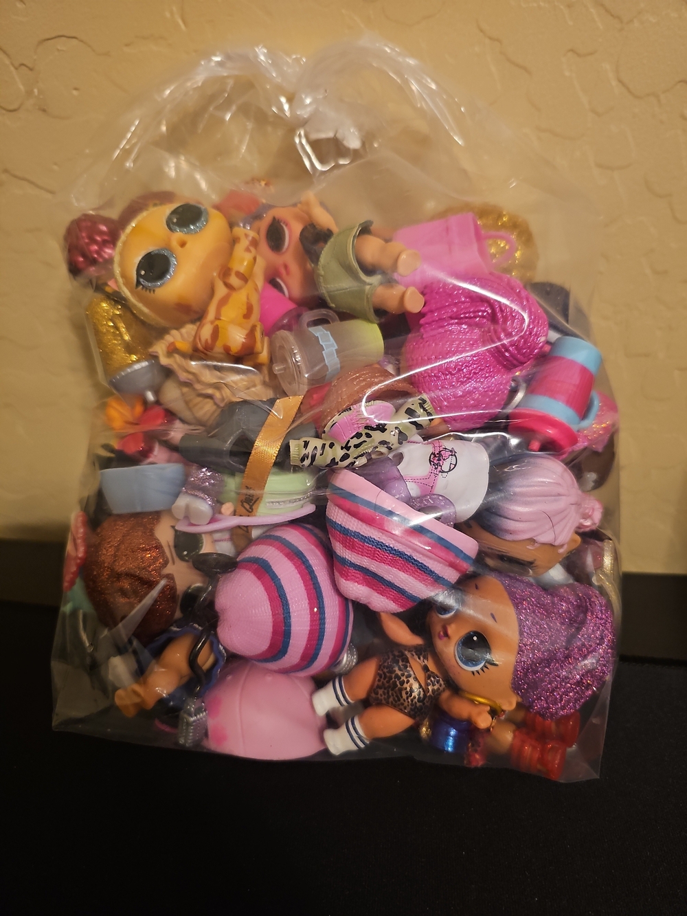 LOL Surprise Dolls Large Lot , Babies + Pets  & Tons Of Accessories  1.9lbs Bag